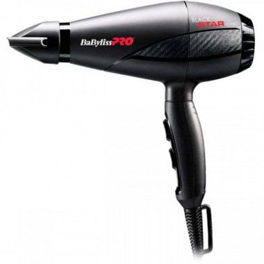 BaByliss PRO BAB6250IE Black Star Ionic - Профессиональные фен Керамика + Ион + Турмалин БЛЕК СТАР 2200 Вт