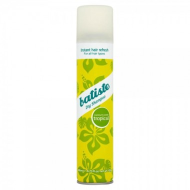 Batiste Dry shampoo Coconut & Exotic Tropical - Сухой шампунь с ароматом экзотики 200 мл. 