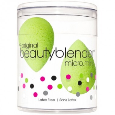 beautyblender micro.mini - Мини-версия спонж для макияжа ЗЕЛЁНЫЙ 2шт