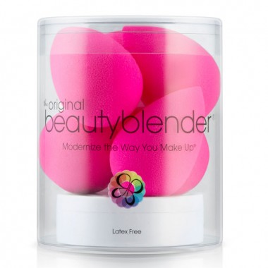 beautyblender original + solid blendercleanser - Спонж для макияжа РОЗОВЫЙ и мыло для очистки 6шт + 30гр