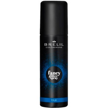 BRELIL Professional COLORIANNE fansy glitter spray BLUE - Фантазийные спрей-блески для волос СИНИЙ 75мл
