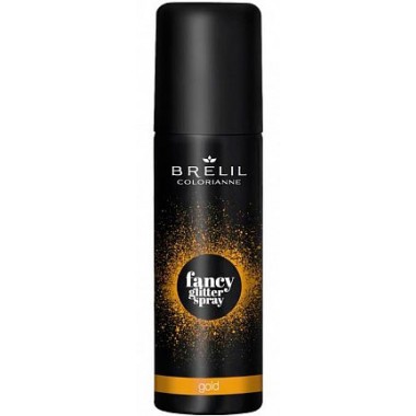 BRELIL Professional COLORIANNE fansy glitter spray GOLD - Фантазийные спрей-блески для волос ЗОЛОТИСТЫЙ 75мл