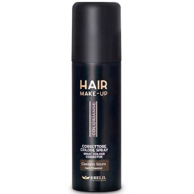 BRELIL Professional COLORIANNE HAIR MAKE-UP DARK BRAWN - Спрей-макияж для волос ТЁМНЫЙ КАШТАН 75мл