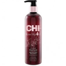 CHI Rose Hip Oil Shampoo - Шампунь с маслом розы и кератином 355 мл. 