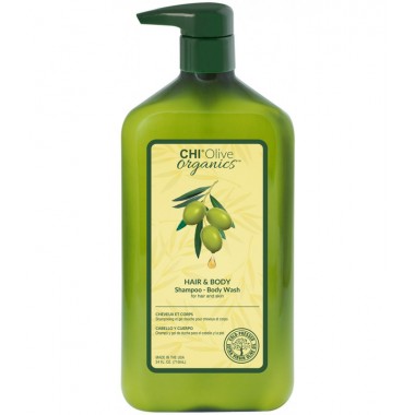 CHI Olive organics HAIR & BODY Shampoo / Body Wash - Шампунь для волос и тела с маслом оливы 710мл