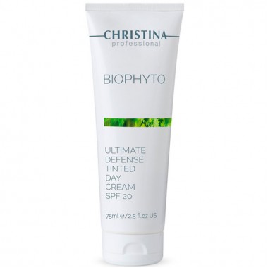 CHRISTINA BIOPHYTO Ultimate Defense Tinted Day Cream SPF20 - Дневной крем «Аболютная защита» с тоном SPF20, 75мл