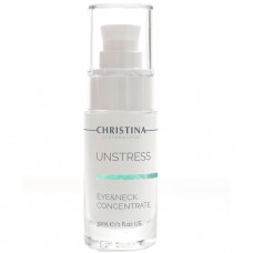 CHRISTINA Unstress Eye & Neck Concentrate - Концентрат для кожи вокруг глаз и шеи 30мл