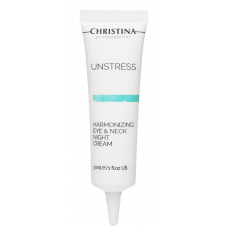 CHRISTINA UNSTRESS Harmonizing Eye & Neck Night Cream - Ночной крем для кожи вокруг глаз и шеи 30мл
