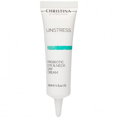 CHRISTINA UNSTRESS Pro-Biotic Day Cream Eye & Neck SPF8 - Дневной крем для кожи вокруг глаз и шеи SPF8, 30мл