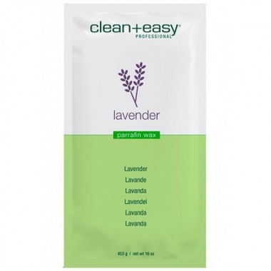 clean+easy Paraffin Wax Lavender & Ylang Ylang - Парафин для всего тела "Успокаивающий" (лаванда и иланг-иланг), 453гр