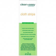 clean+easy Wax Cloth strips Large - Бумажные ленты для ног 100шт