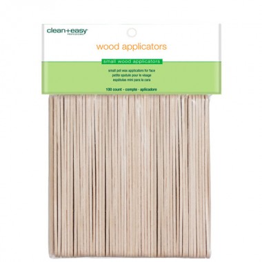 clean+easy Wax Wood Applicator Small - Деревянные шпатели маленькие 100шт