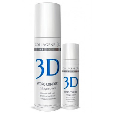 Collagene 3D Cream HYDRO COMFORT - ПРОФ Крем для лица с аллантоином, для раздраженной и сухой кожи 150мл