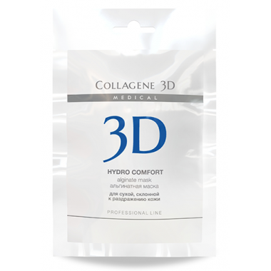 Collagene 3D Mask HYDRO COMFORT - Альгинатная маска для лица и тела с экстрактом алое вера 30гр