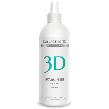 Collagene 3D NATURAL FRESH - ПРОФ Фитотоник для всех типов кожи 500мл