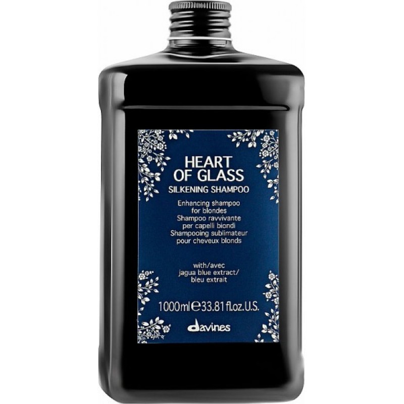 Davines HEART OF GLASS SILKENING SHAMPOO - Шампунь для сияния