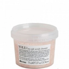 Davines SOLU/ sea salt scrub cleanser - Глубокая очищающая паста-скраб 75мл