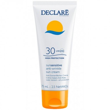 DECLARE SUN SENSITIVE Anti-Wrinkle Sun Cream SPF30 - Солнцезащитный крем с омолаживающим действием СЗФ 30, 75мл