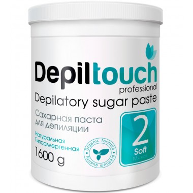 Depiltouch Depilatory Sugar Paste №2 SOFT - Сахарная паста для депиляции МЯГКАЯ 1600гр