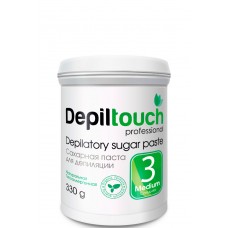 Depiltouch Depilatory Sugar Paste №3 MEDIUM - Сахарная паста для депиляции СРЕДНЕЙ плотности 330гр