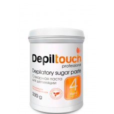Depiltouch Depilatory Sugar Paste №4 HARD - Сахарная паста для депиляции ПЛОТНАЯ 330гр