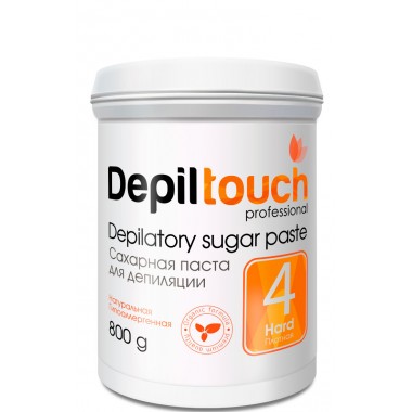 Depiltouch Depilatory Sugar Paste №4 HARD - Сахарная паста для депиляции ПЛОТНАЯ 800гр