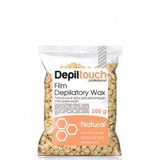 Depiltouch Film Depilatory Wax NATURAL - Горячий гранулированный плёночный воск НАТУРАЛЬНЫЙ 100гр
