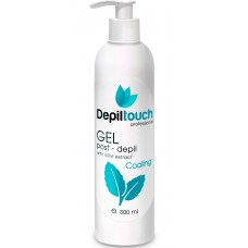 Depiltouch Skin Care GEL post-depil with MINT - Охлаждающий гель после депиляции с экстрактом МЯТЫ 300мл