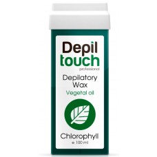 Depiltouch Depilatory Wax Vegetal Oil CHLOROPHYLL - Тёплый воск для депиляции с натуральным маслом ХЛОРОФИЛЛ 100мл