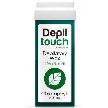 Depiltouch Depilatory Wax Vegetal Oil CHLOROPHYLL - Тёплый воск для депиляции с натуральным маслом ХЛОРОФИЛЛ 100мл