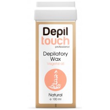 Depiltouch Depilatory Wax Vegetal Oil NATURAL - Тёплый воск для депиляции (мягкий) + 40С с натуральным маслом НАТУРАЛЬНЫЙ 100мл