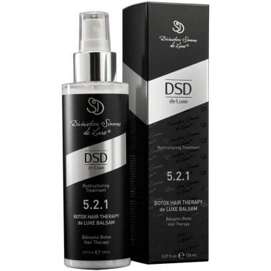 DSD de Luxe Restructuring Treatment STEEL and SILK BOTOX Hair Therapy Balsam 5.2.1 - Восстанавливающий бальзам БОТОКС для волос 150мл