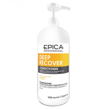 EPICA Professional DEEP RECOVER CONDITIONER - Кондиционер для поврежденных волос с маслом сладкого миндаля и экстрактом ламинарии 1000мл