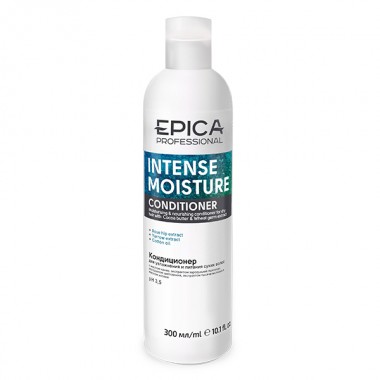EPICA Professional INTENSE MOISTURE CONDITIONER - Увлажняющий кондиционер для сухих волос с маслом какао и экстрактом зародышей пшеницы 300мл