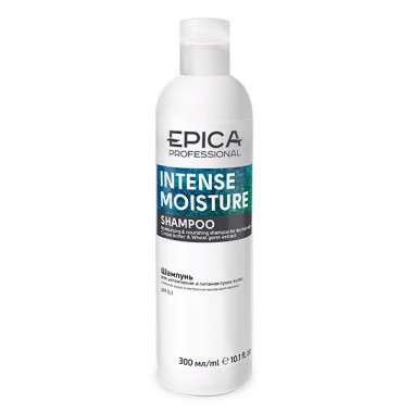 EPICA Professional INTENSE MOISTURE SHAMPOO - Увлажняющий шампунь для сухих волос с маслом какао и экстрактом зародышей пшеницы 300мл