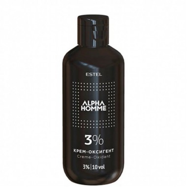 Estel Alpha Homme Creme Oxidant 10 vol - Крем-оксигент для краски-камуфляж для волос и бороды 3%, 200мл