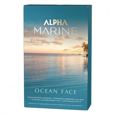 Estel Alpha Marine Ocean Face - Набор (Ocean-шампунь + Hydroboost-сыворотка + Fluid-гель + Surf-бальзам) 250 + 50 + 15 + 10мл