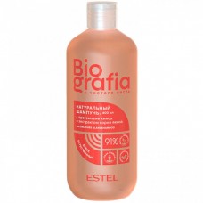 Estel Biografia - Натуральный шампунь для волос «Естественный блеск» 400мл