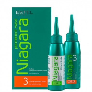 Estel Niagara - Набор для химической завивки волос №3 для окрашенных волос 2 х 100мл