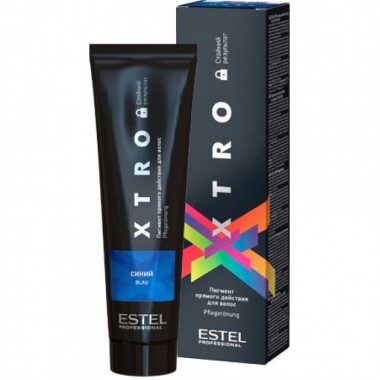 Estel XTRO Black - Пигмент прямого действия для волос Синий 100мл