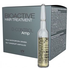 Farmagan Bioactive Treatment D-Control Amp - Лосьон против жирной перхоти в ампулах Биоактивный 10 x 7,5мл