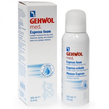 GEHWOL Med Express-schulm - Экспресс-пенка для увлажнения нормальной и сухой кожи ног 125мл