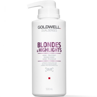 Goldwell Dualsenses Blondes & Highlights 60SEC Treatment - Интенсивный уход за 60 секунд для осветленных волос 500мл