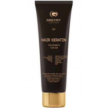 GREYMY HAIR KERATIN TREATMENT CREAM - Восстанавливающий Кератиновый Крем для Волос 100мл