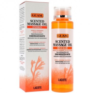 GUAM ALGA Scented Massage Oil Energy - Аромамасло для тела массажное Энергия и Тонус 150мл