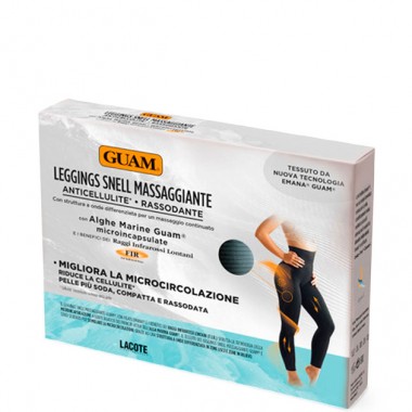 GUAM LEGGINGS Snell Massaggiante L/XL (46-50) - Леггинсы с массажным эффектом GUAM, L/XL (46-50), 1шт