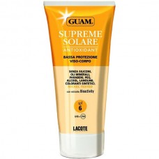 GUAM SUPREME SOLARE BASSA SPF 6 - Солнцезащитный крем СЗФ 6 для лица и тела 150мл
