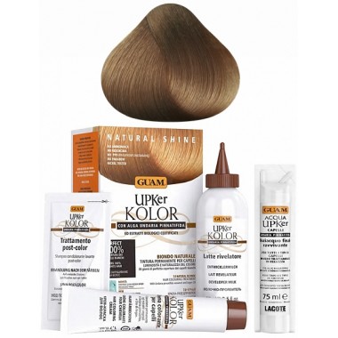 GUAM UPKer KOLOR - Краска для волос без аммиака 7.0 Натуральный блонд 5 компанентов