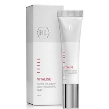 Holy Land VITALISE Active Eye Cream - Увлажняющий, смягчающий крем для век с гиалуроновой кислотой, регенерирующим комплексом и витаминами 15мл