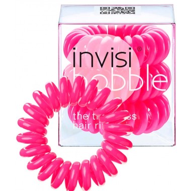 Invisibobble Classic Candy Pink - Резинка-браслет для волос, цвет Розовый леденец 3шт